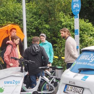 Mobilitätsstation - eLastenradeinweisung (Photo: Damian Wagner-Herold)